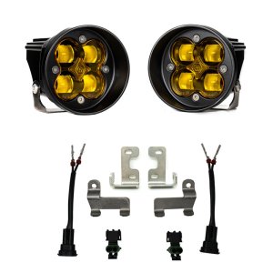 Toyota Tundra Fog Light Pocket Kit - Baja Designs - Squadron-R - Amber - `12-`21